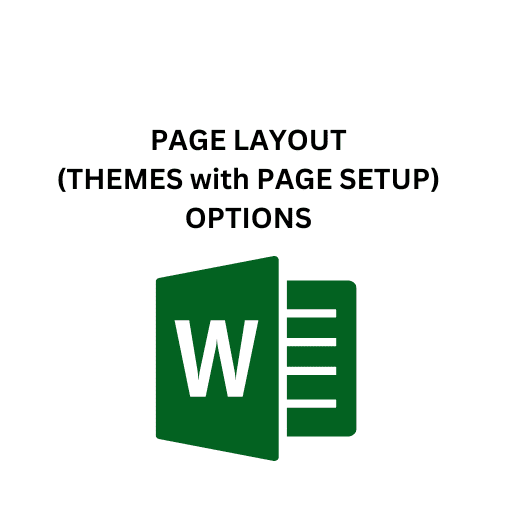 13..PAGE LAYOUT(THEMES with PAGE SETUP) OPTIONS